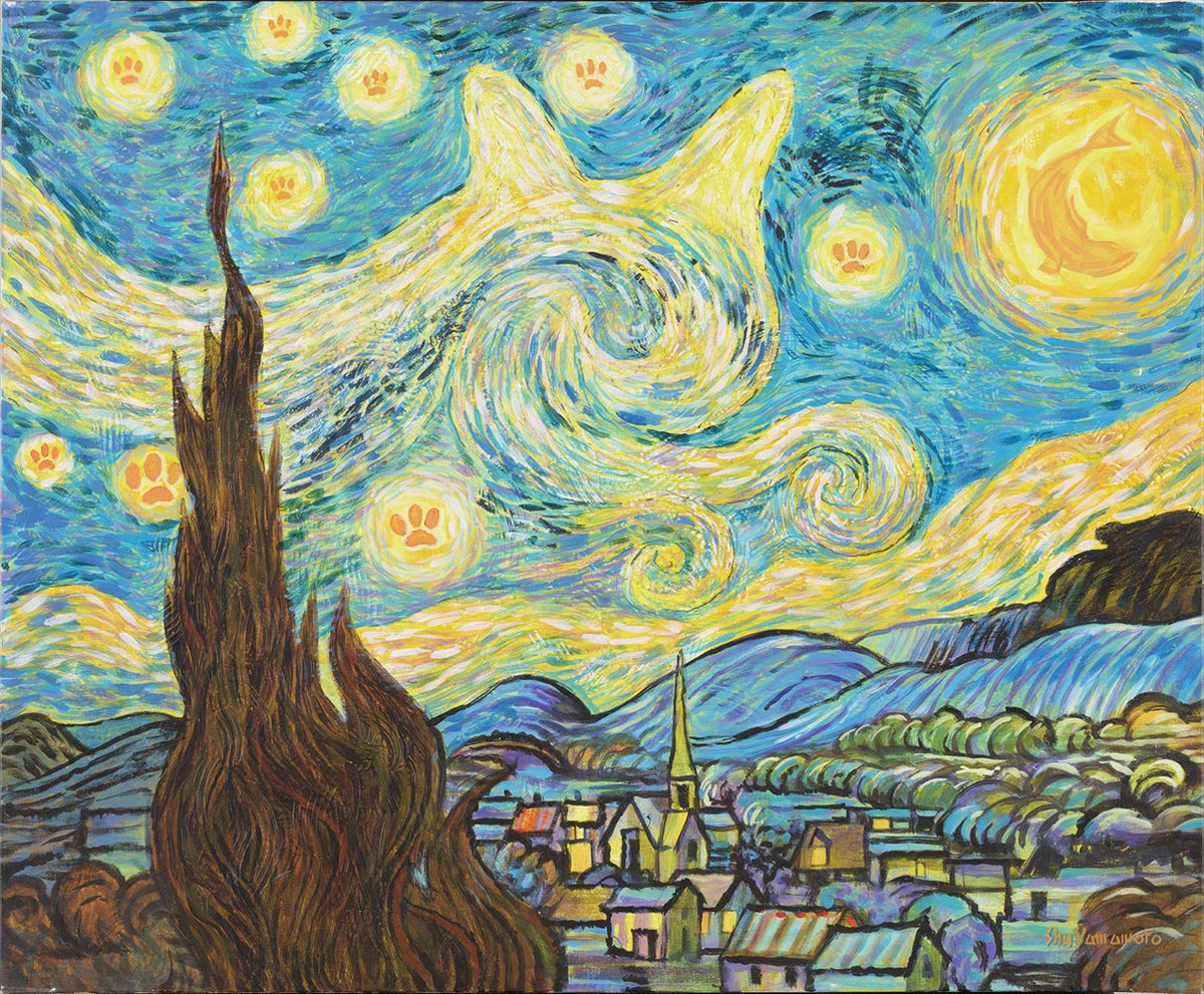 猫星月夜 / ヴィンセント・ヴァン・ニャッホ – PJarts Tokyo