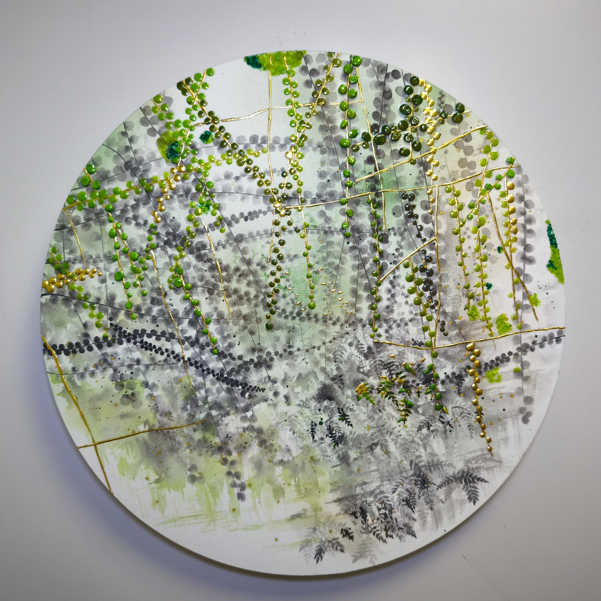 【美品】紫雲作　蔦絵　水指 美品】紫雲作 蔦絵 水指 工芸品
